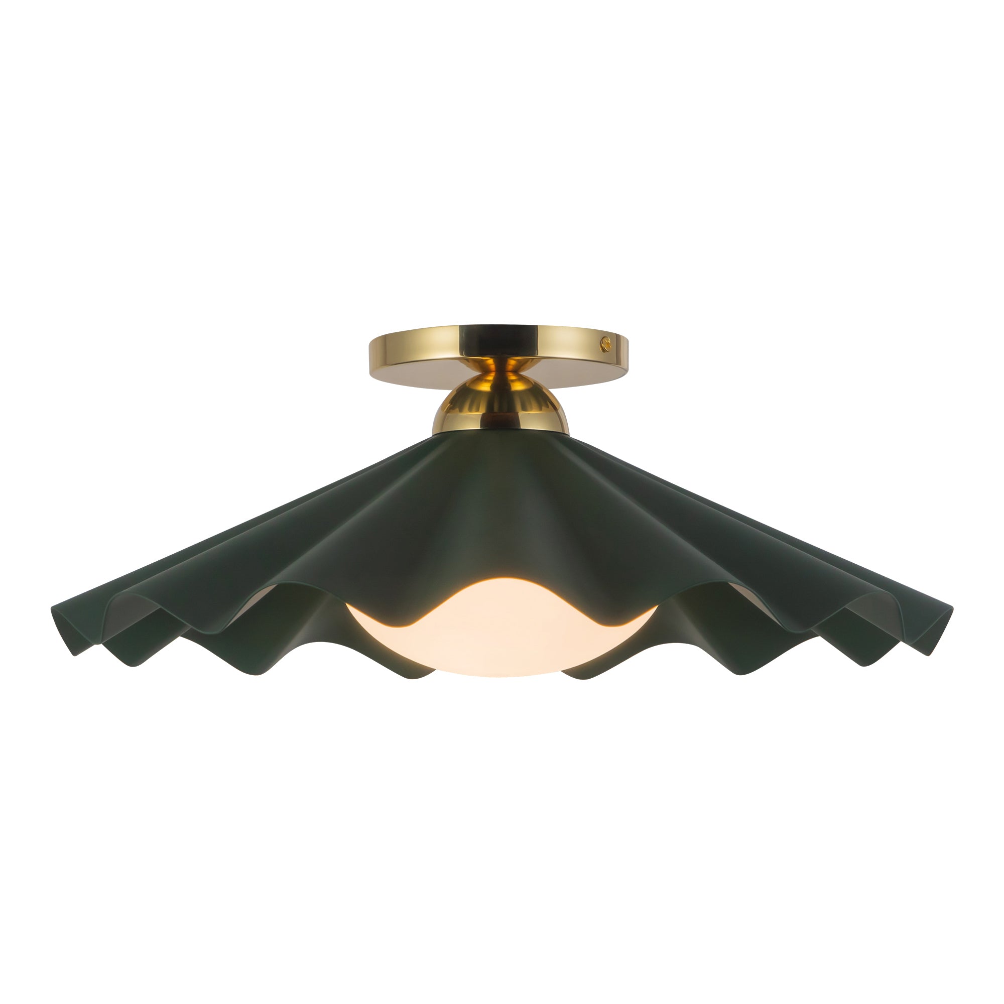 Furrow 16-in Semi-Flush Mount – Kuzco Lighting