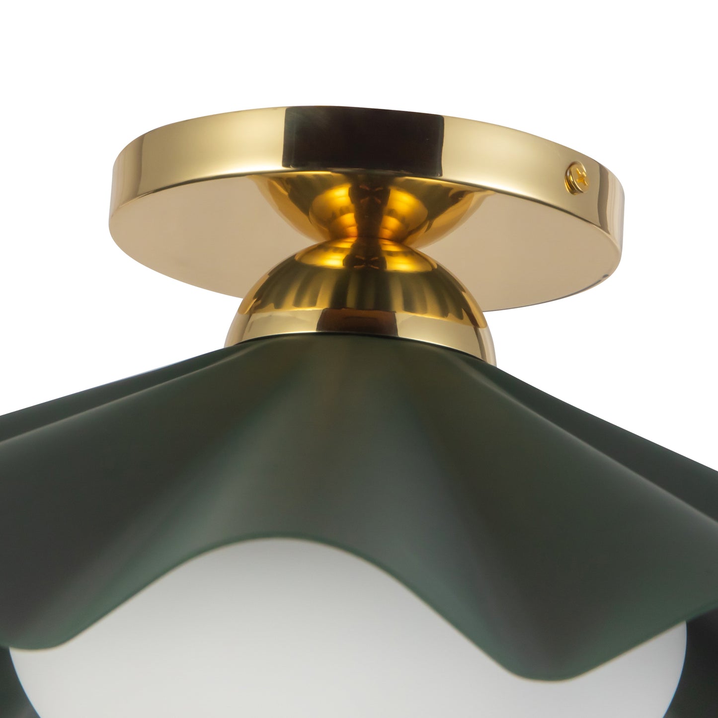 Furrow 16-in Semi-Flush Mount