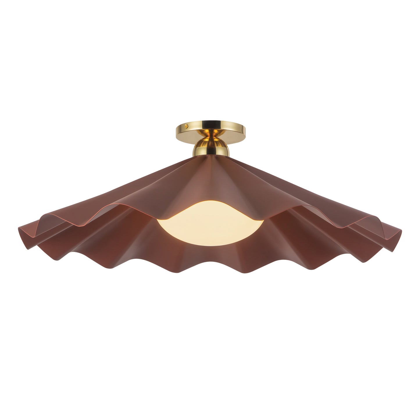 Furrow 25-in Semi-Flush Mount