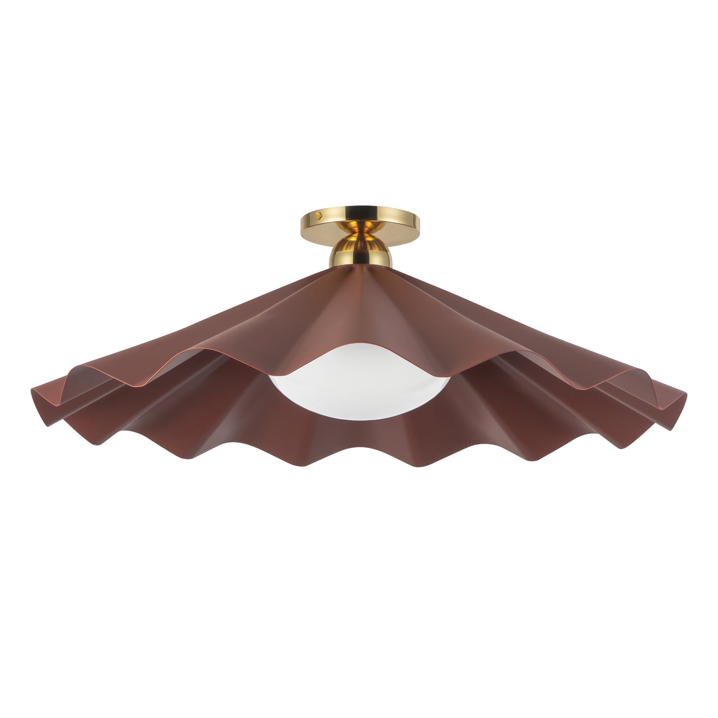 Furrow 25-in Semi-Flush Mount