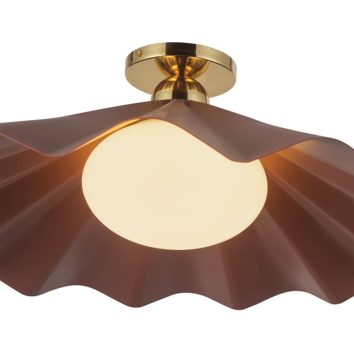 Furrow 25-in Semi-Flush Mount