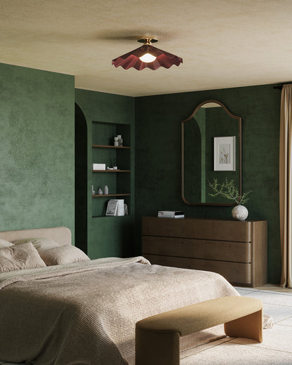 Furrow 25-in Semi-Flush Mount