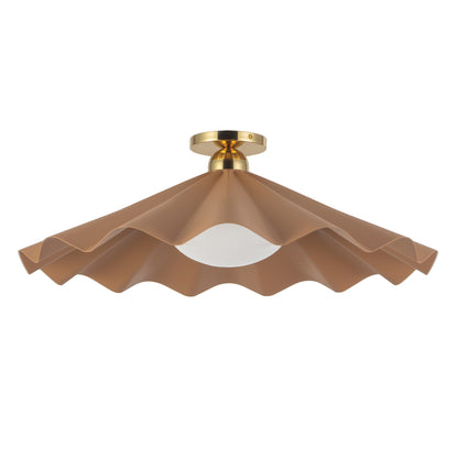 Furrow 25-in Semi-Flush Mount