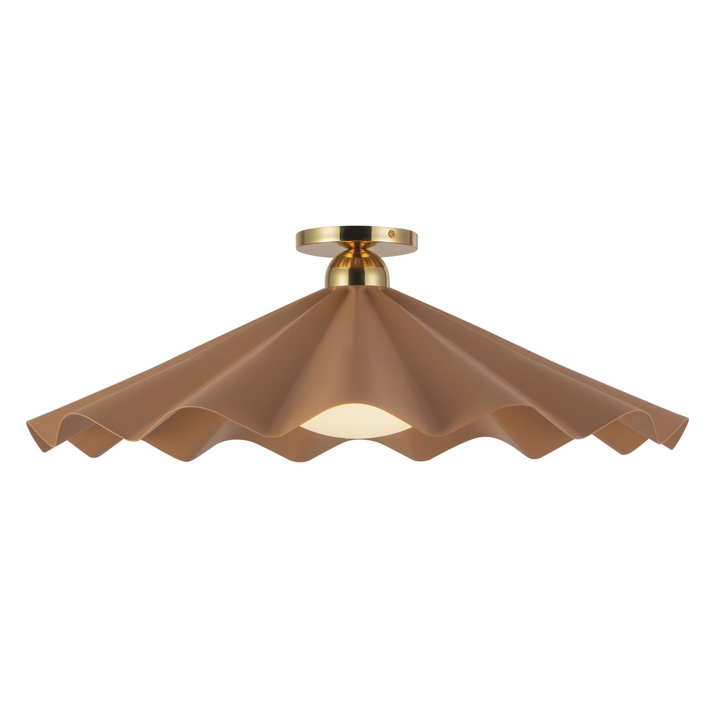 Furrow 25-in Semi-Flush Mount