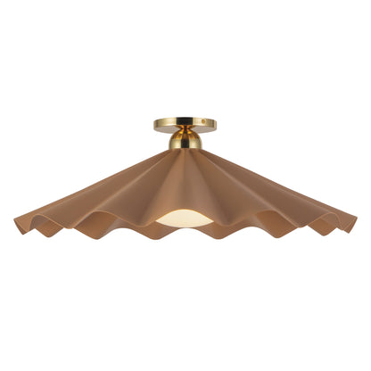 Furrow 25-in Semi-Flush Mount