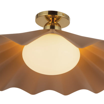 Furrow 25-in Semi-Flush Mount