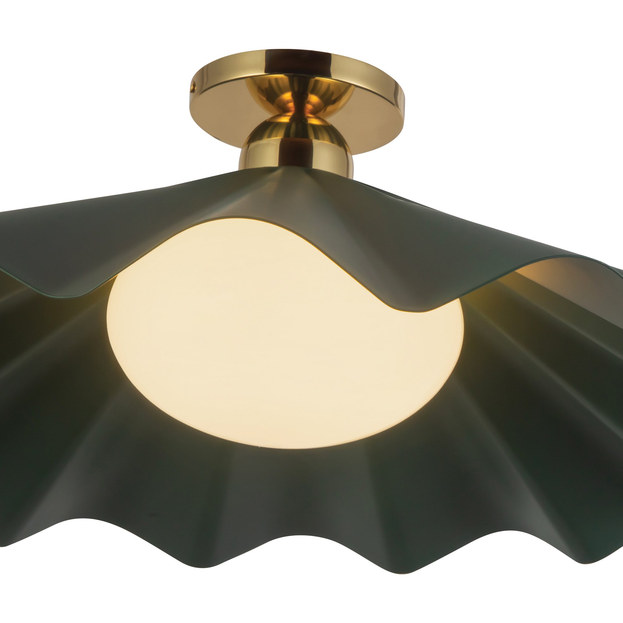 Furrow 25-in Semi-Flush Mount – Kuzco Lighting