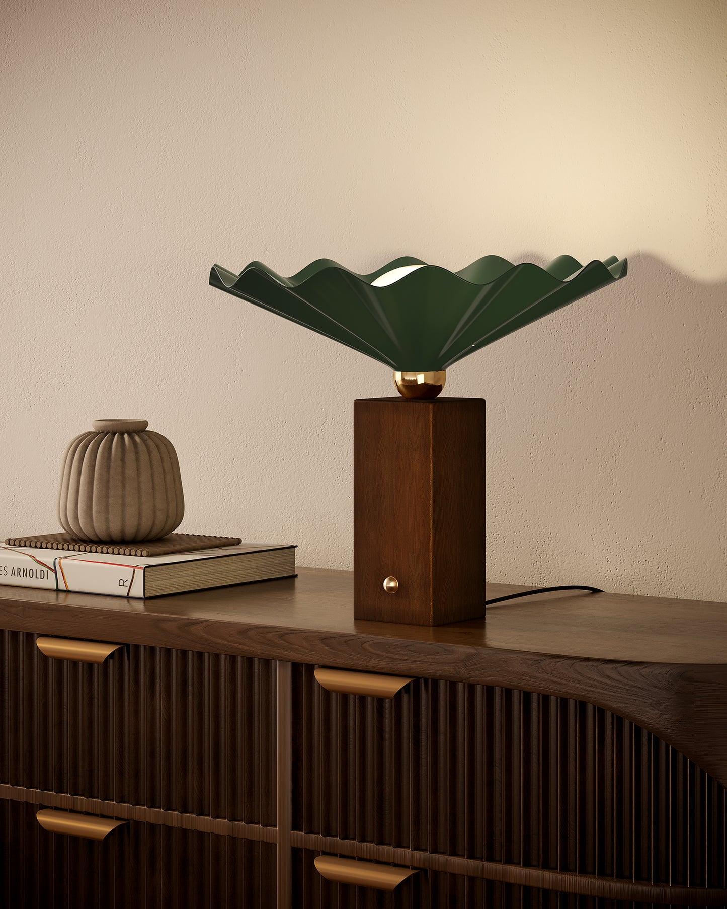 Furrow 16-in Table Lamp