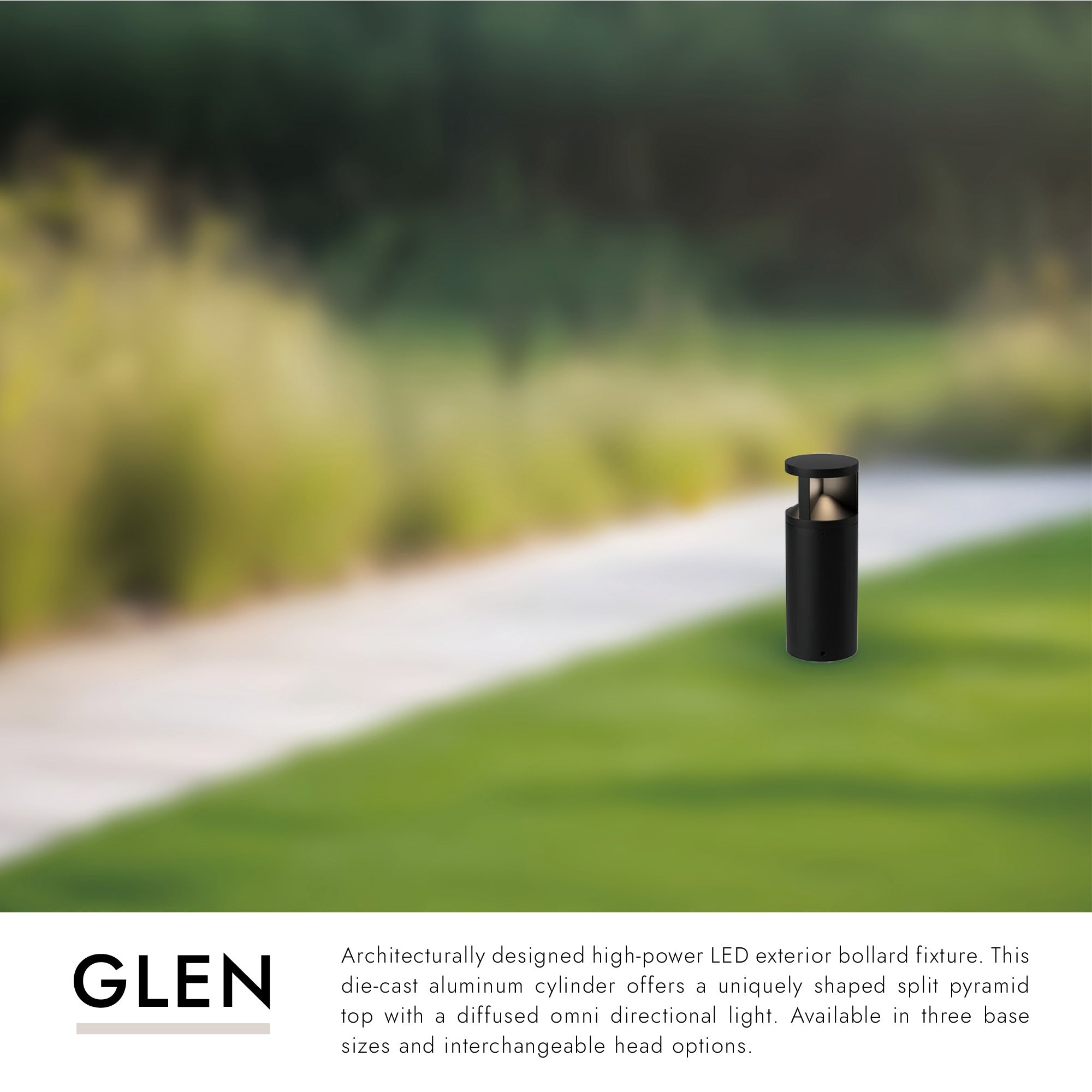 Glen 17-in Exterior Bollard – Kuzco Lighting