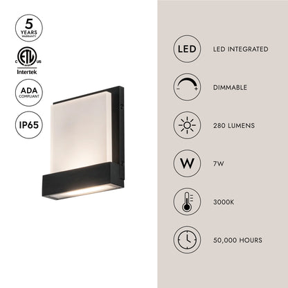 Guide 7-in All-terior Wall Light
