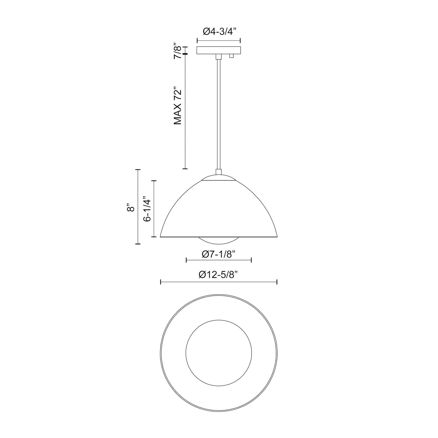 Haven 12-in Pendant