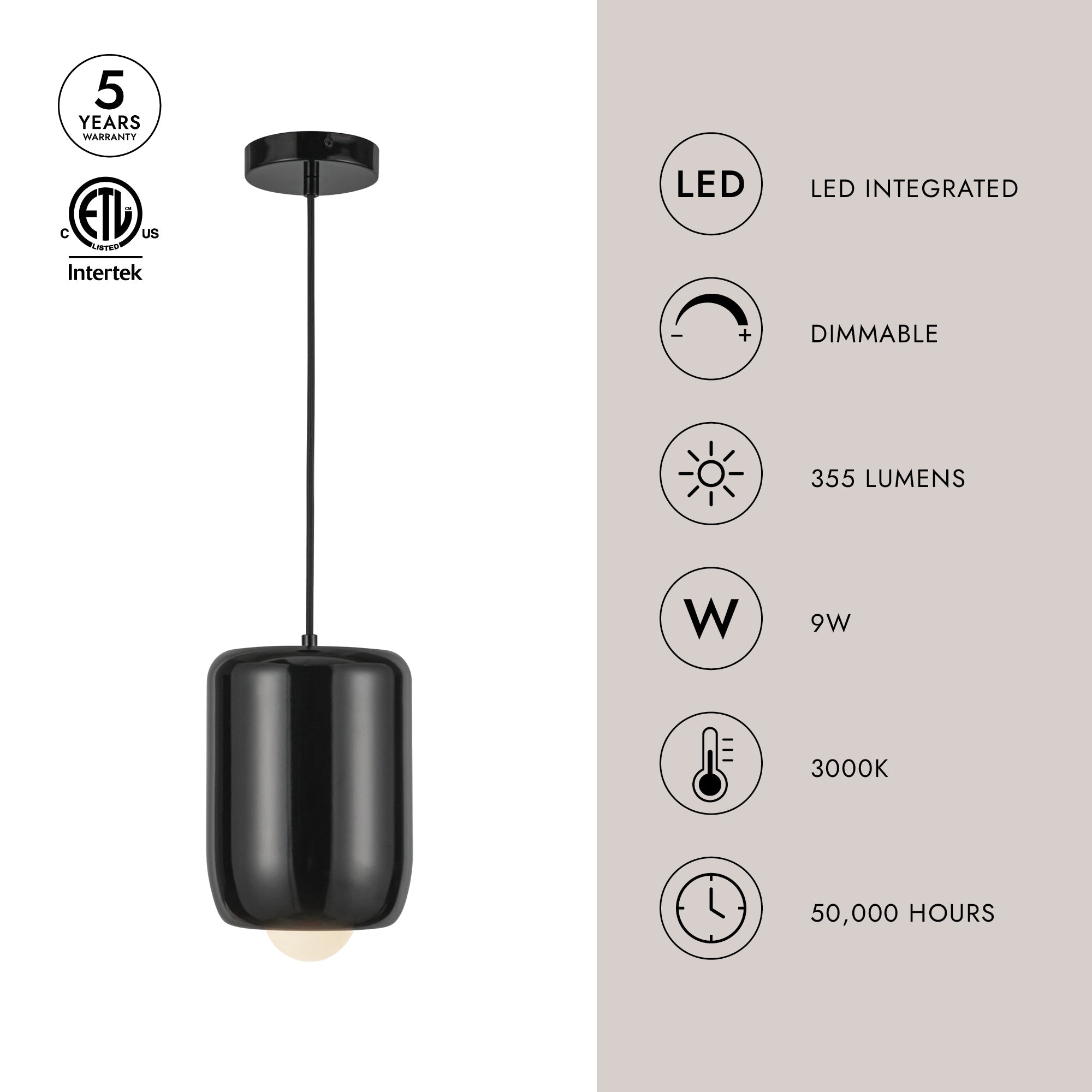 Hayden 7-in Pendant – Kuzco Lighting
