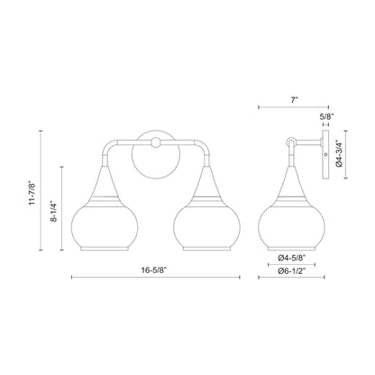 Hazel 17-in Vanity Light