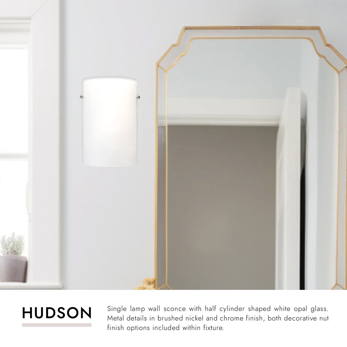 Hudson 9-in Wall Sconce