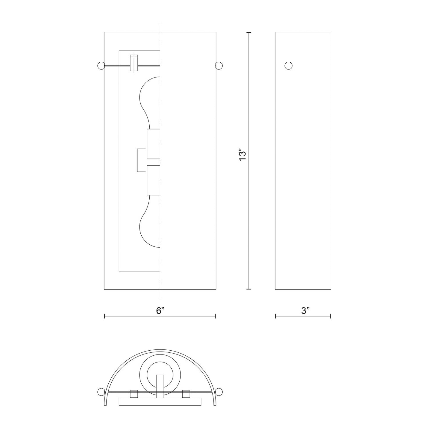 Hudson 9-in Wall Sconce