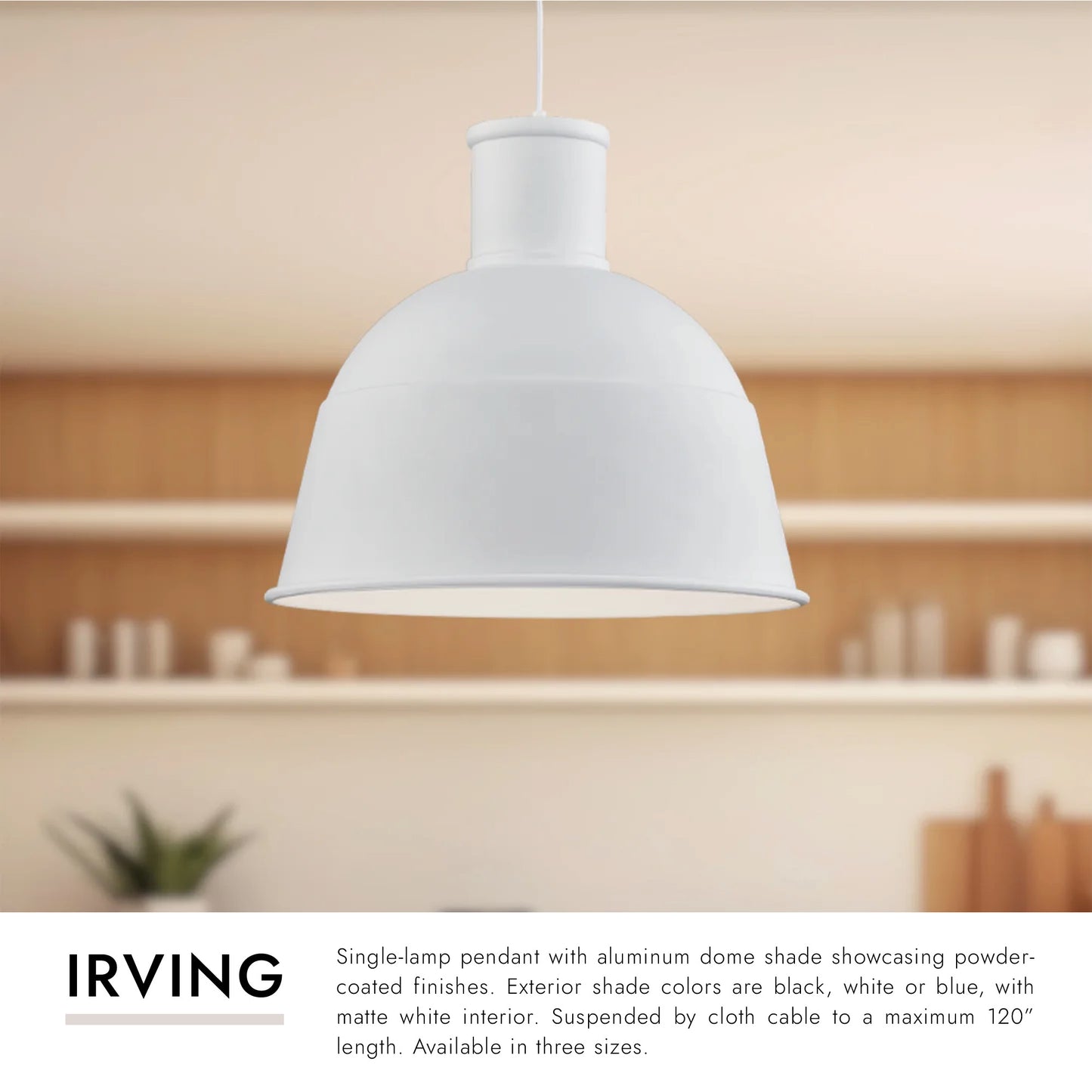 Irving 16-in Pendant