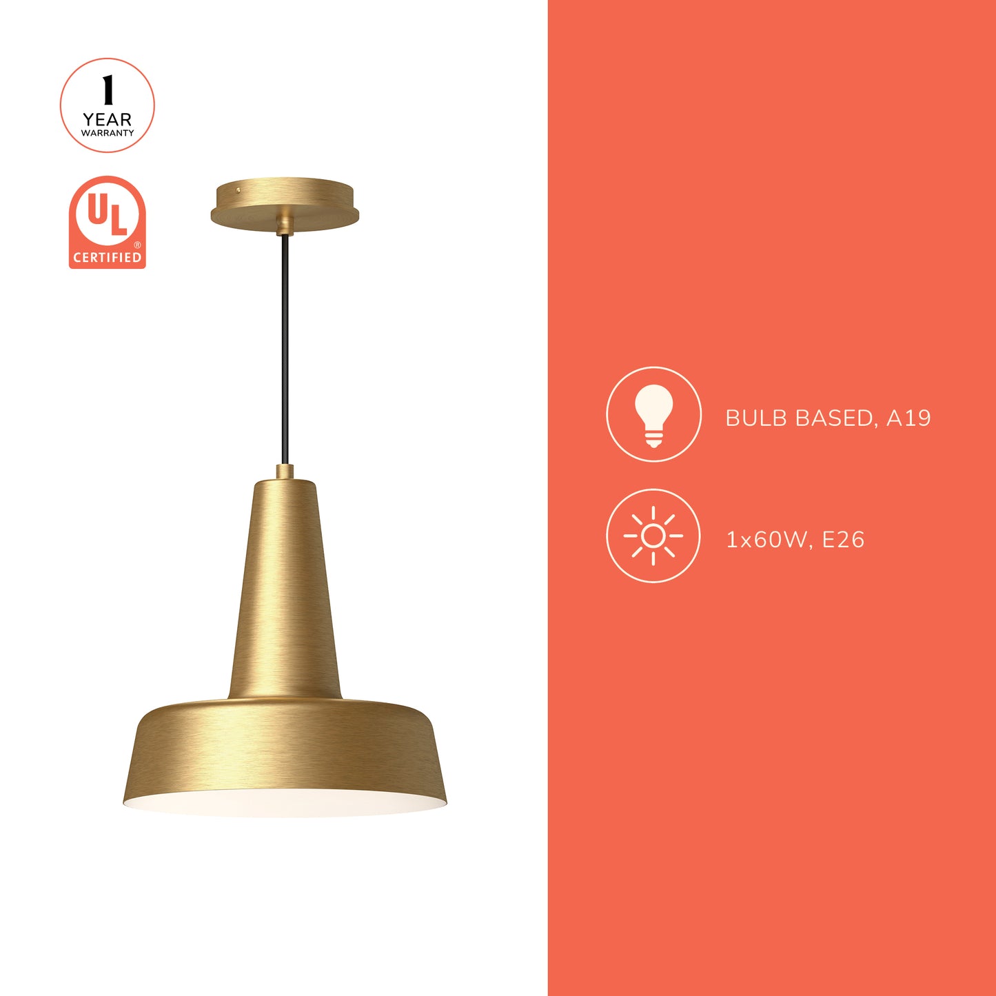 Juliana 11-in Pendant