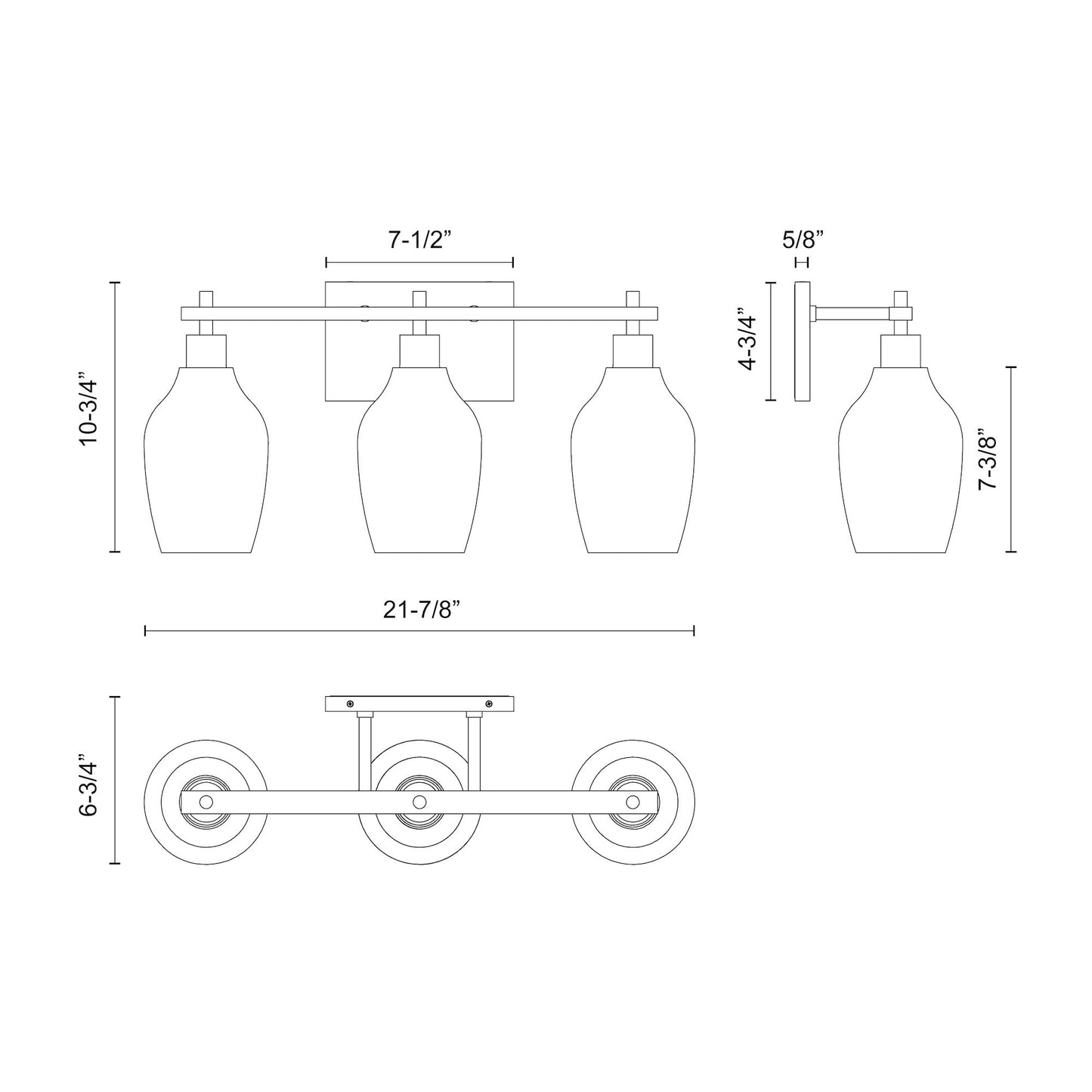 Kingsley 22-in Vanity Light