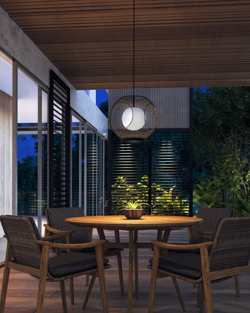 Kona 13-in Exterior Pendant – Kuzco Lighting