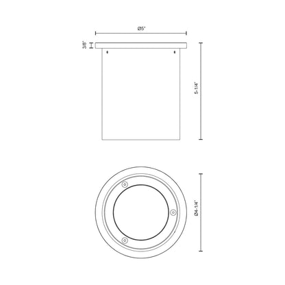 Lamar 4-in Exterior Ceiling