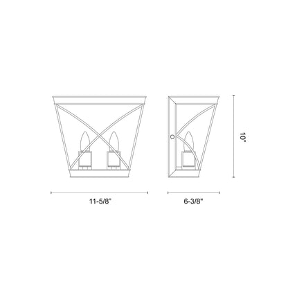 Lattice 11-in Wall/Vanity Light