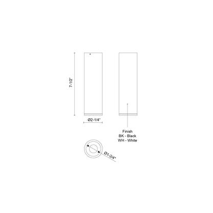 Lorna 7-in (2-in Dia.) Flush Mount