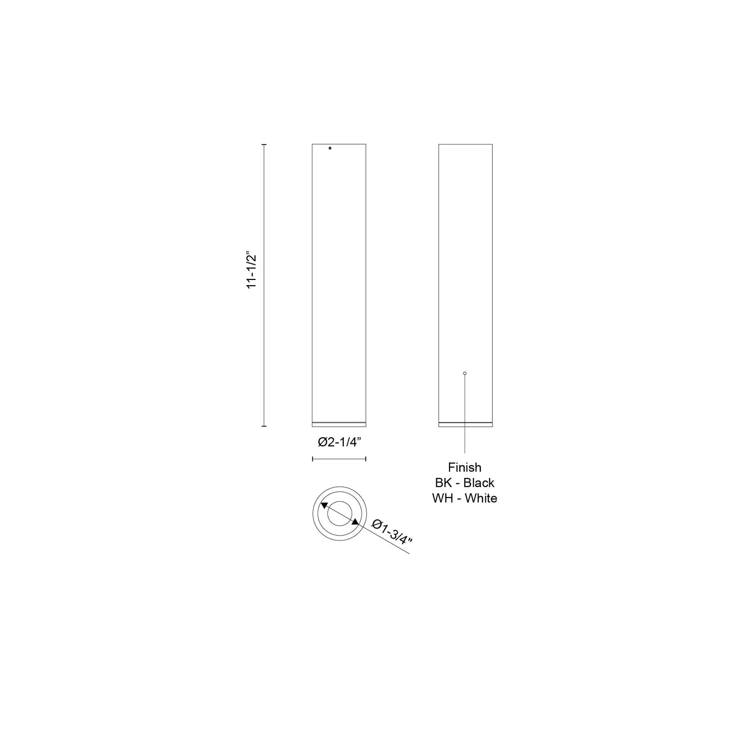 Lorna 11-in (2-in Dia.) Flush Mount