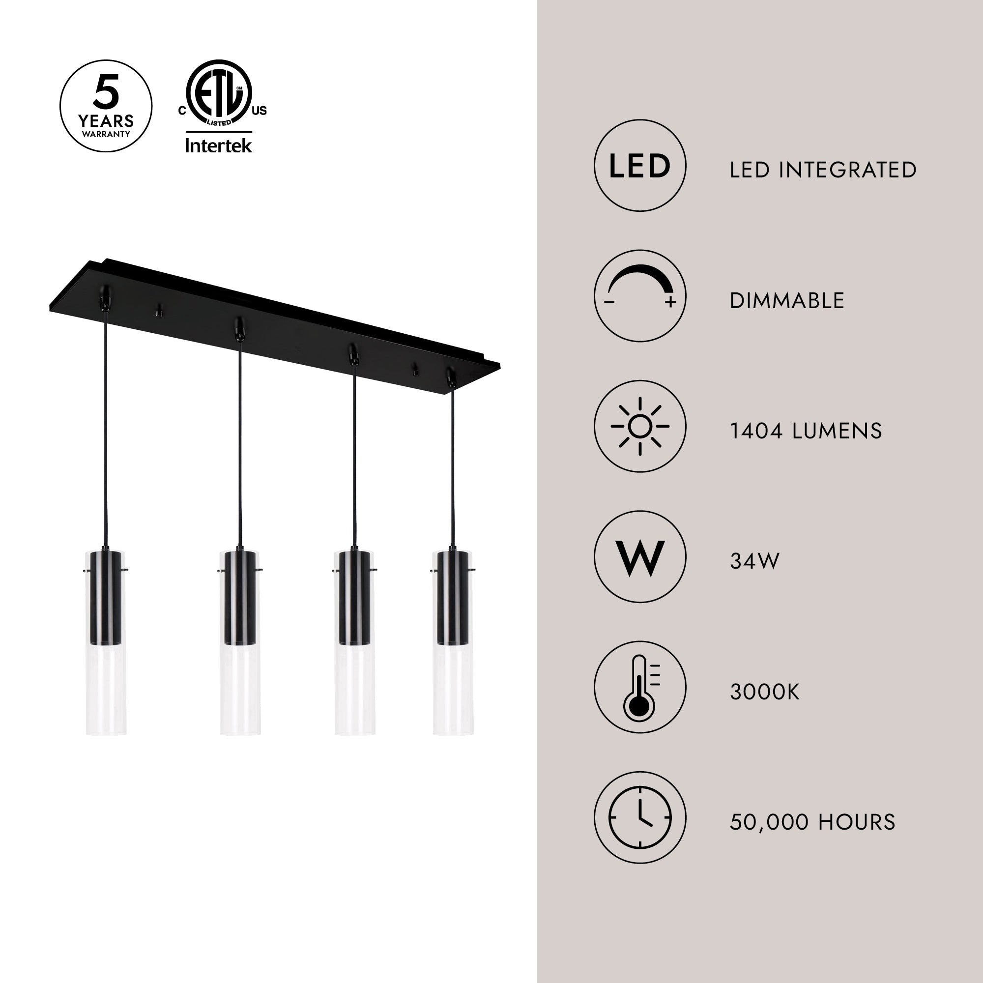 Lena 3-in 4 Head Multi Pendant – Kuzco Lighting