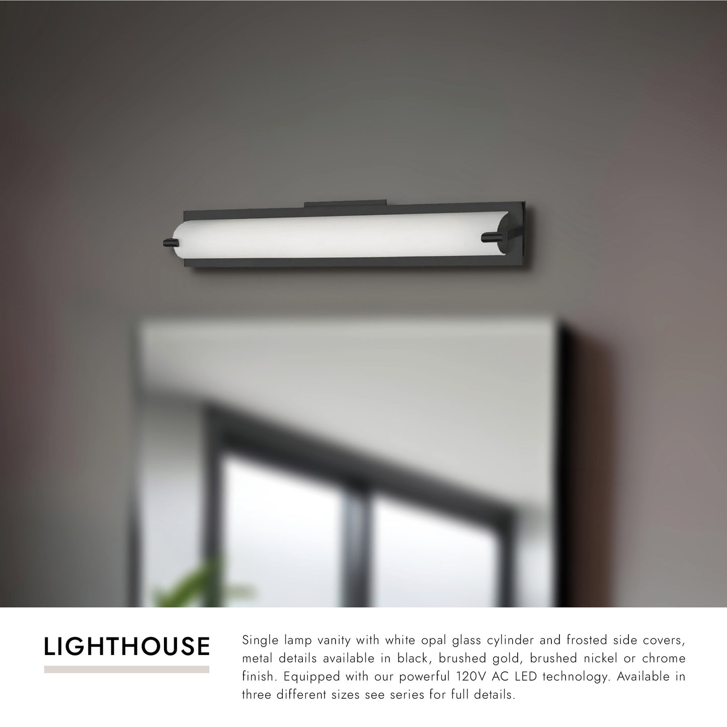 Lighthouse 18-in Vanity Light