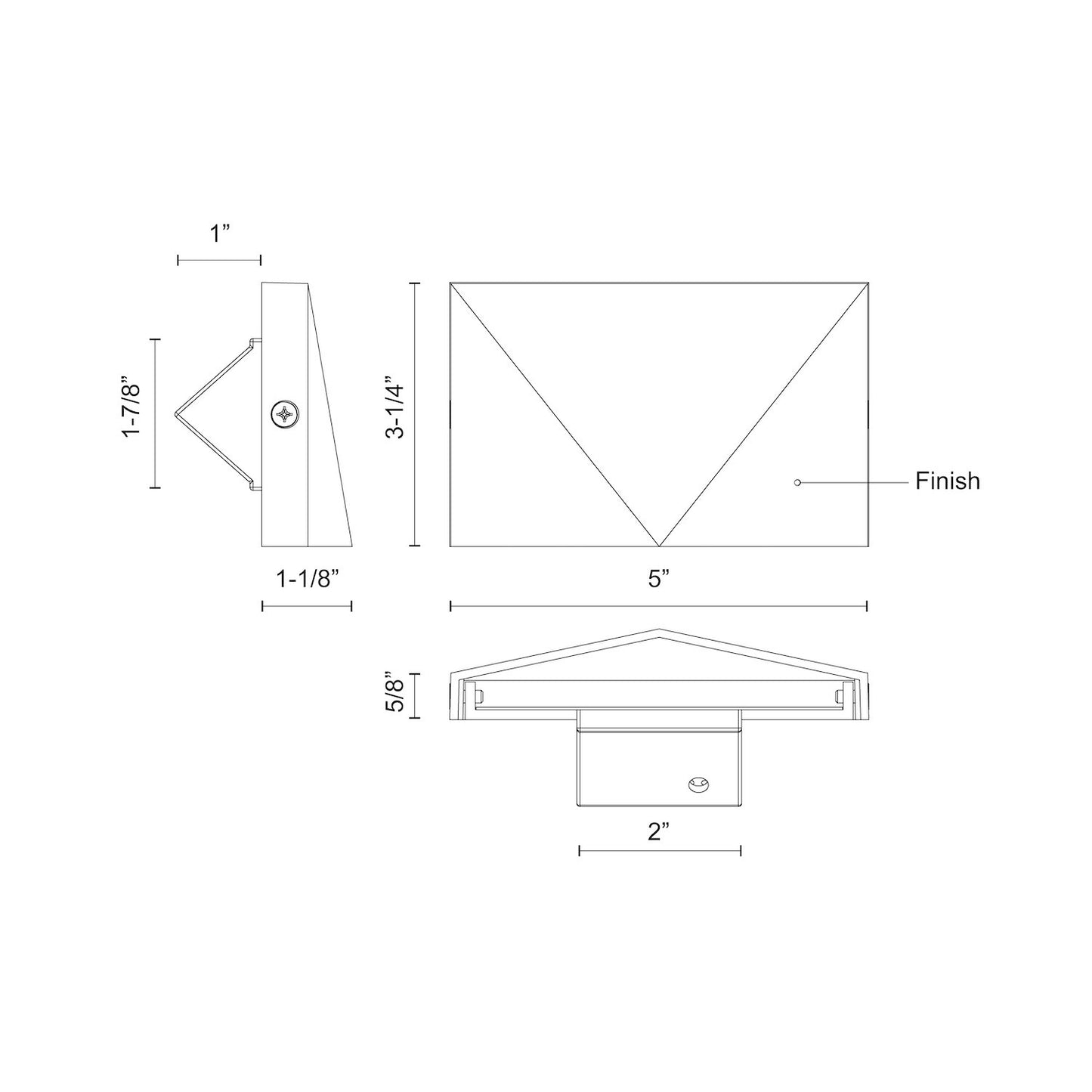 Lio 3-in Exterior Wall/Step Light