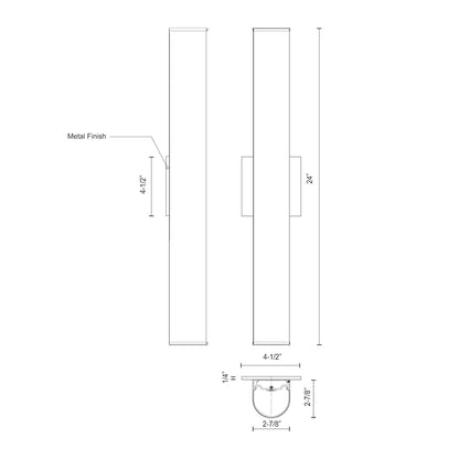 Longitude 24-in Vanity Light