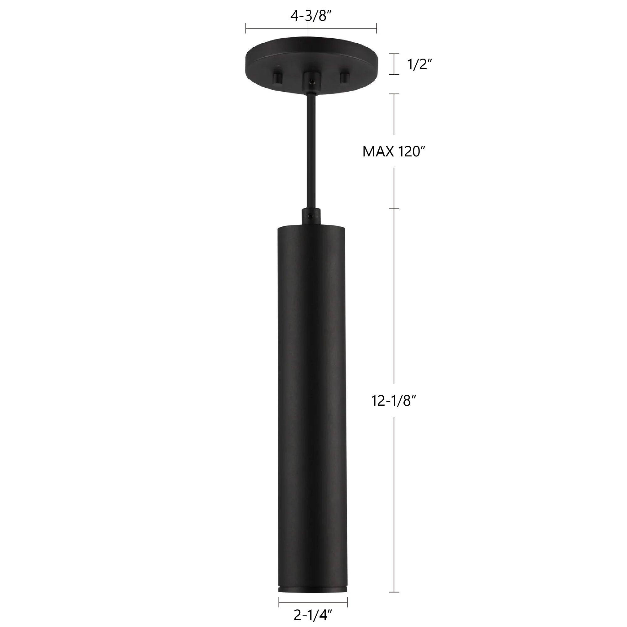 Lorna 12-in (2-in Dia.) Pendant – Kuzco Lighting