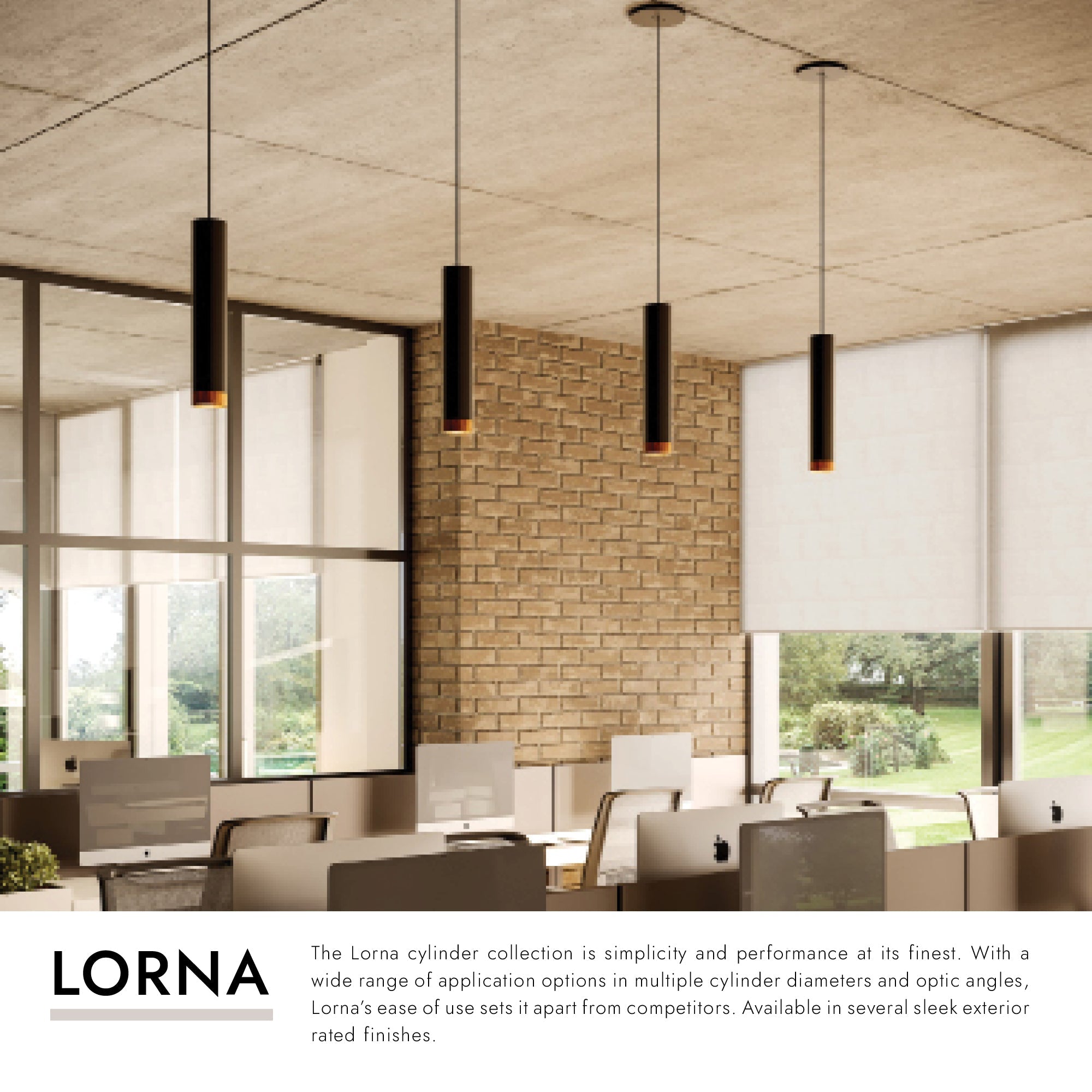 Lorna 12-in (2-in Dia.) Pendant – Kuzco Lighting