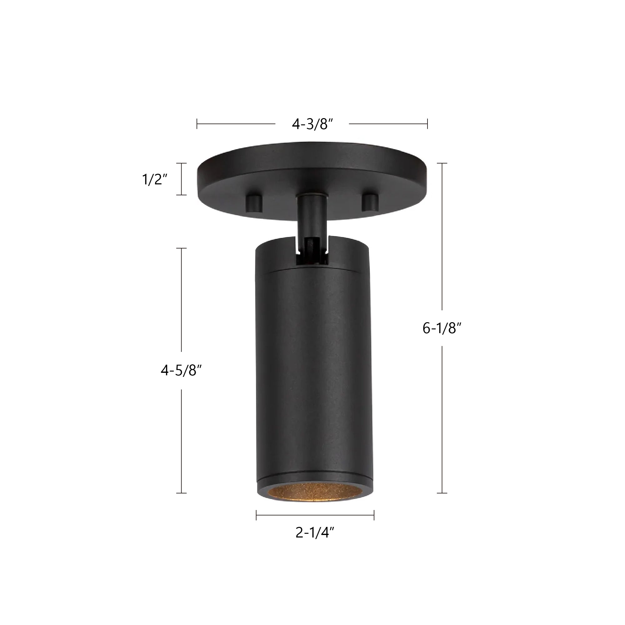 Lorna 6-in (2-in Dia.) Adjustable Ceiling Mount – Kuzco Lighting