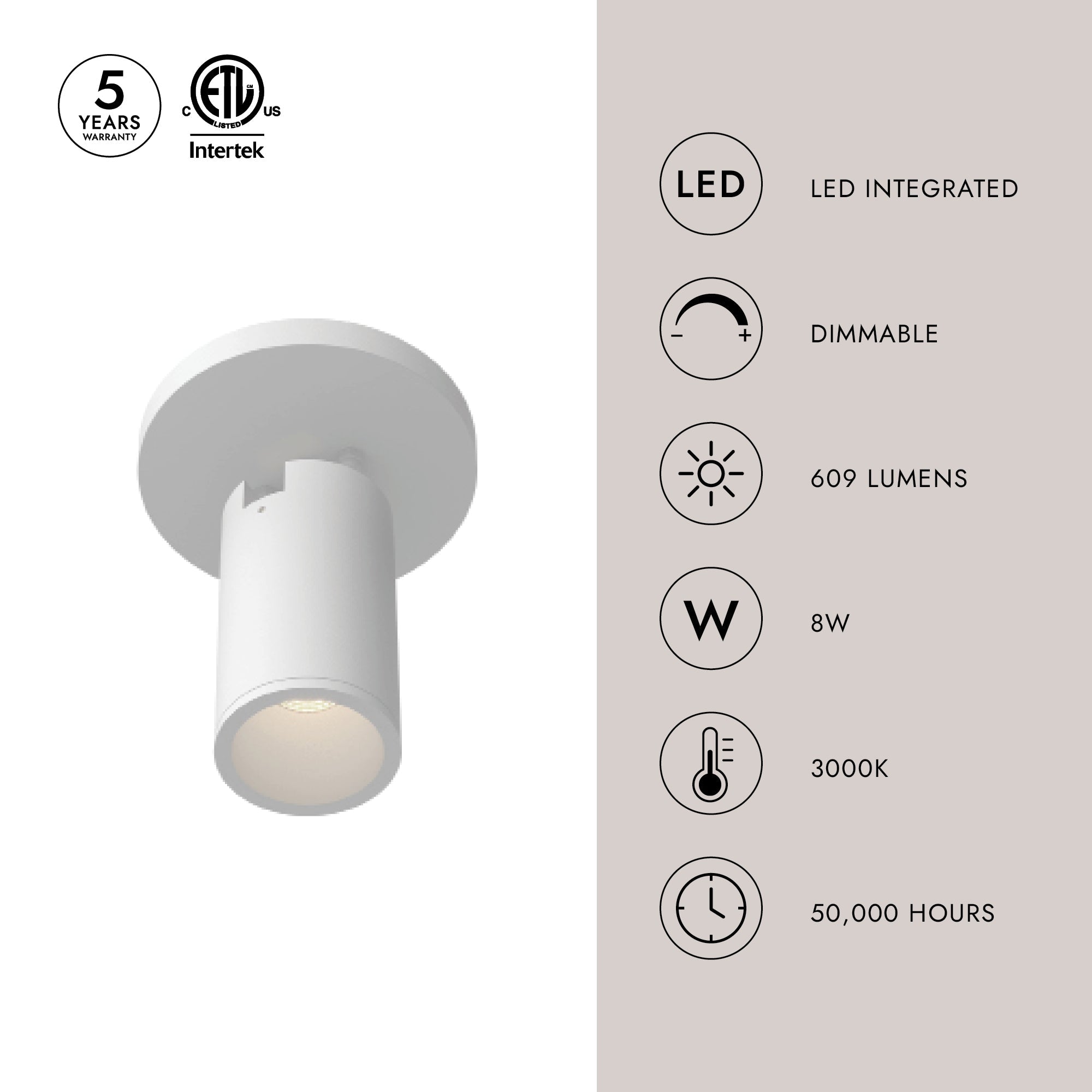 【lucy23】 Lorna 6-in (2-in Dia.) Adjustable Ceiling Mount – Kuzco Lighting