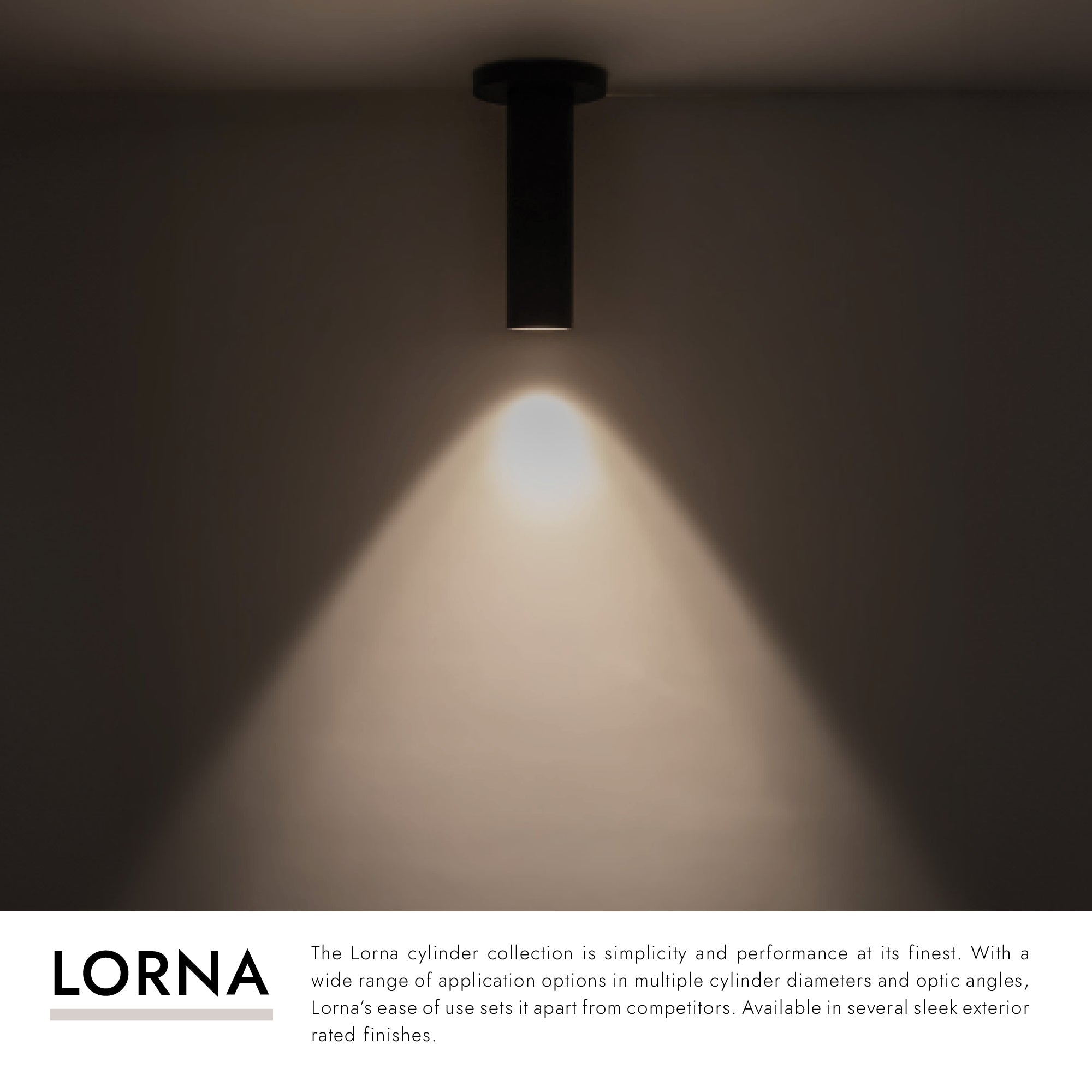 Lorna 8-in (2-in Dia.) Ceiling Mount – Kuzco Lighting