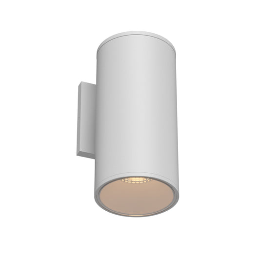 Lorna 12-in (4-in Dia.) Exterior Wall Sconce Up/Down Light