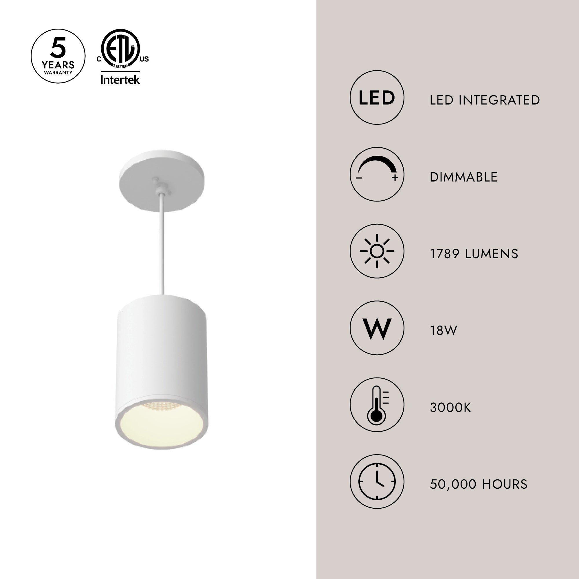 Lorna 6-in (4-in Dia.) Pendant – Kuzco Lighting