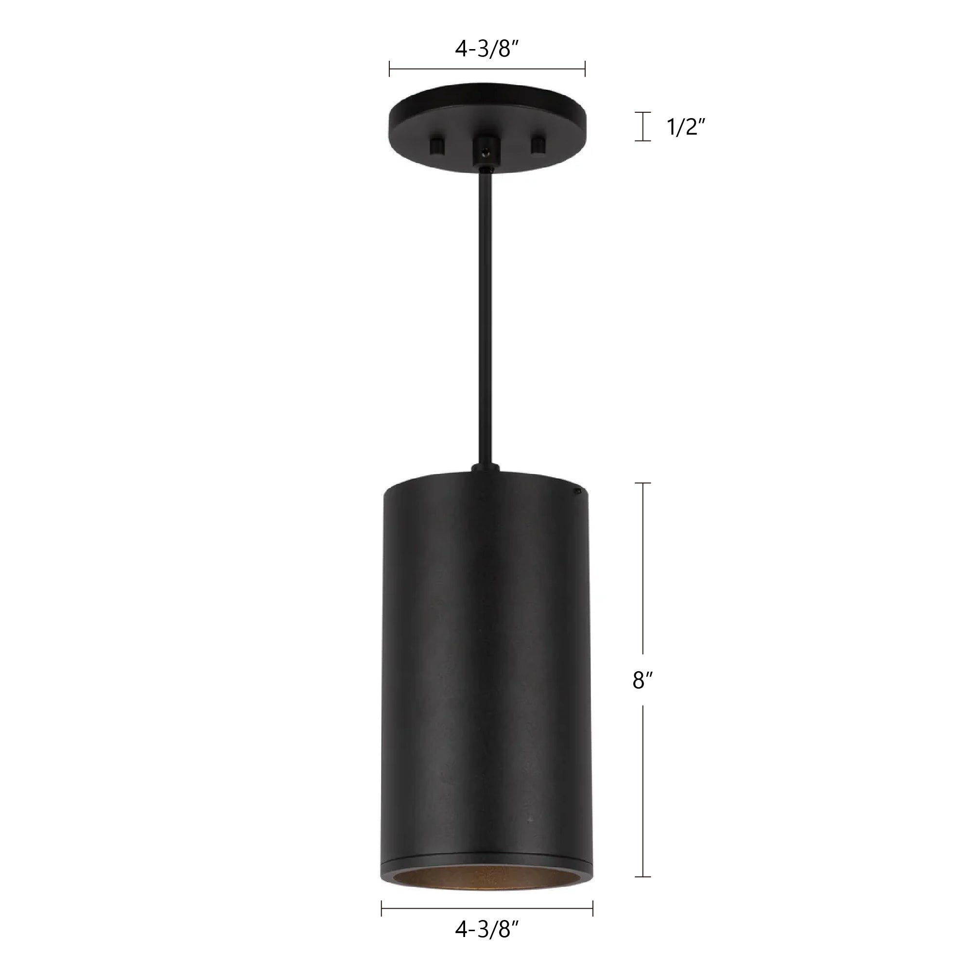 Lorna 8-in (4-in Dia.) Pendant – Kuzco Lighting