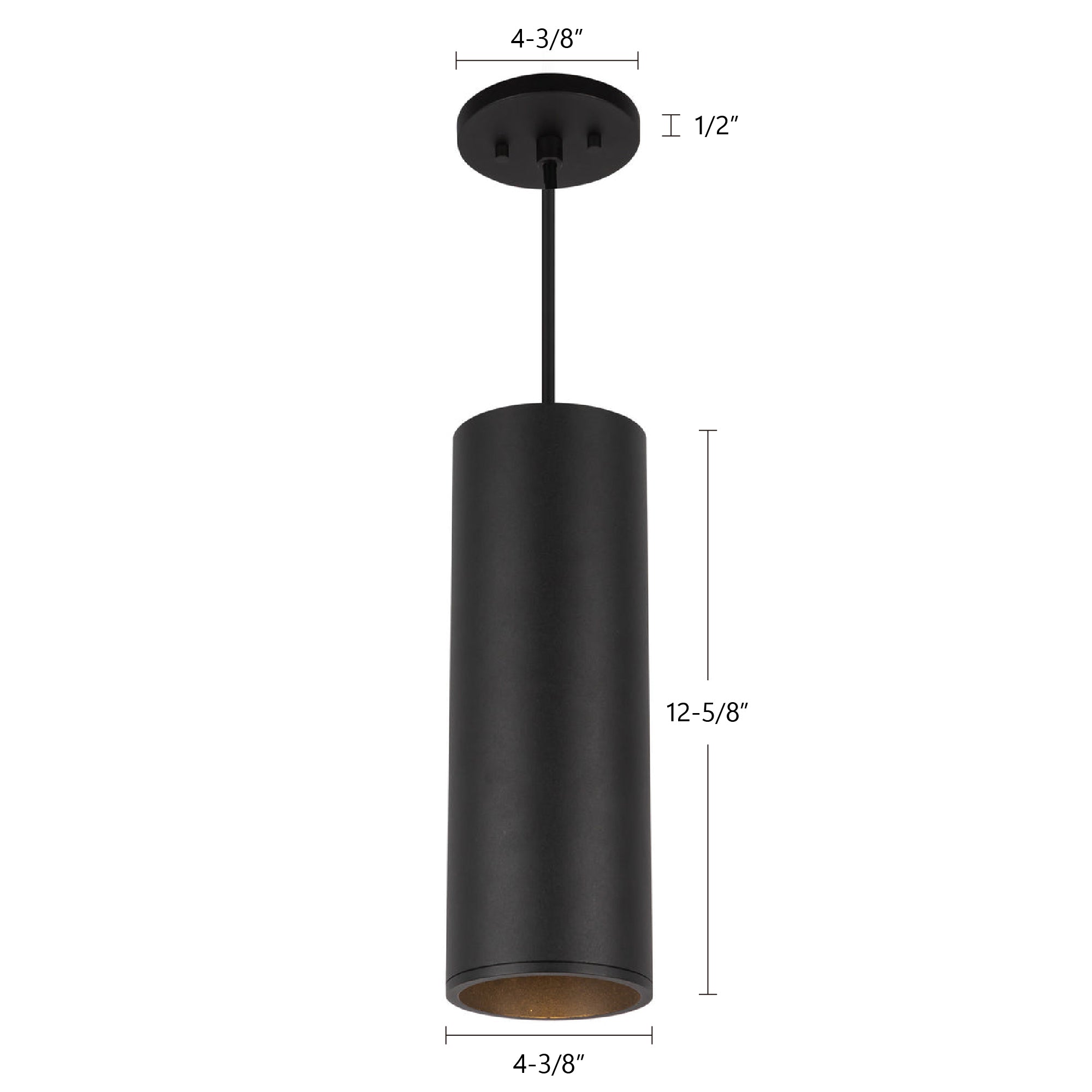 Lorna 13-in (4-in Dia.) Pendant – Kuzco Lighting