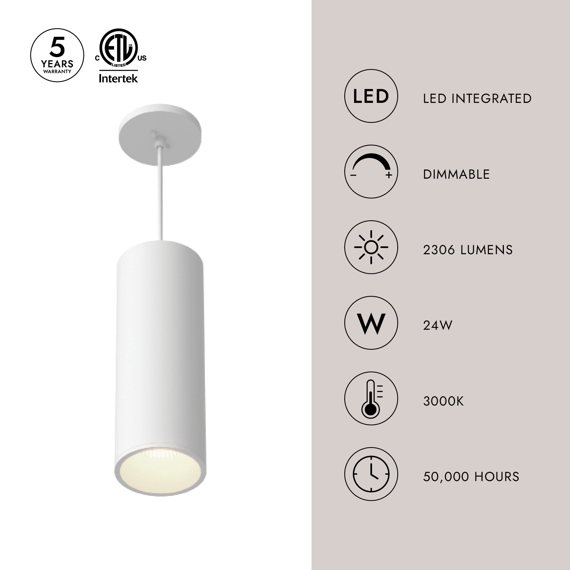 Lorna 13-in (4-in Dia.) Pendant – Kuzco Lighting