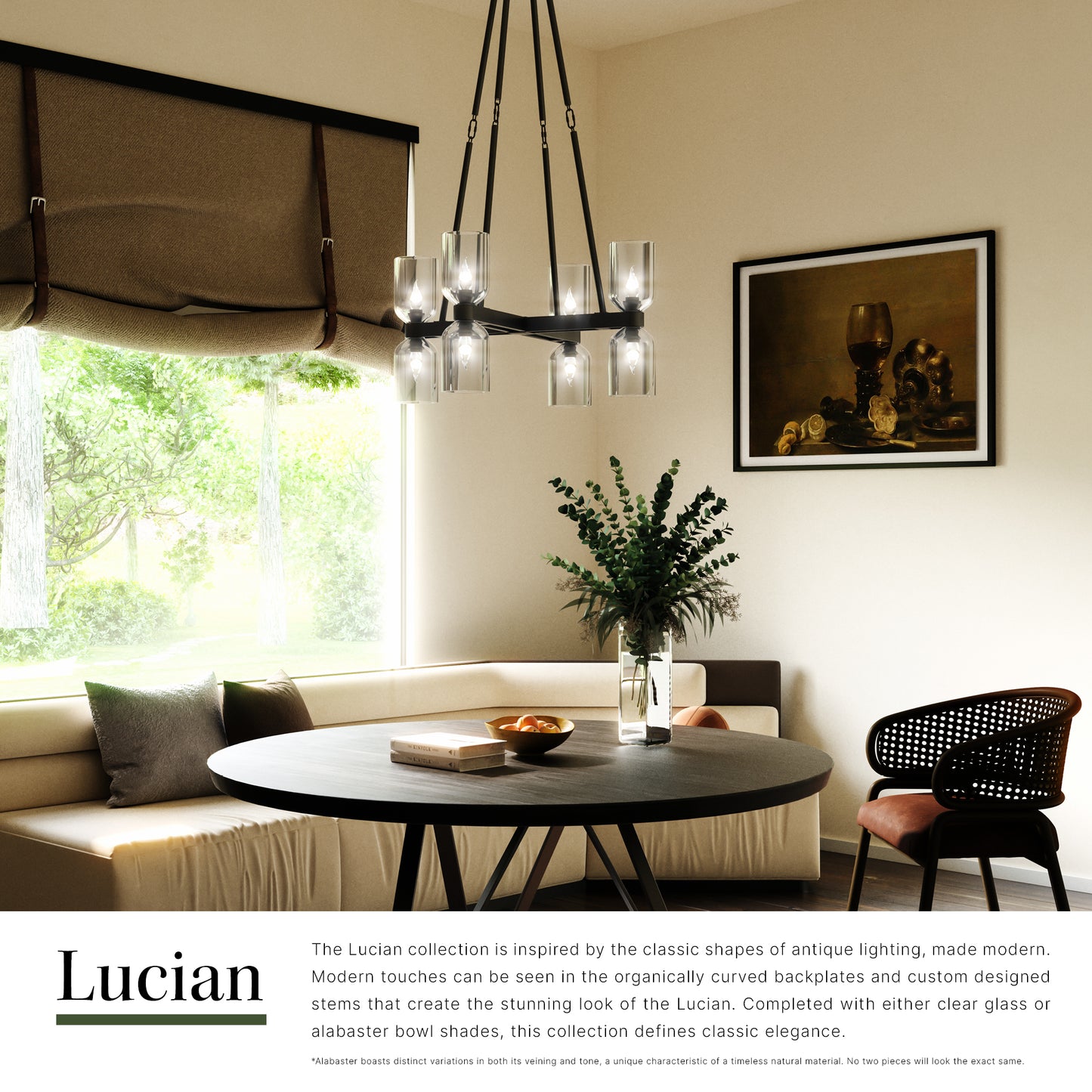 Lucian 22-in Chandelier