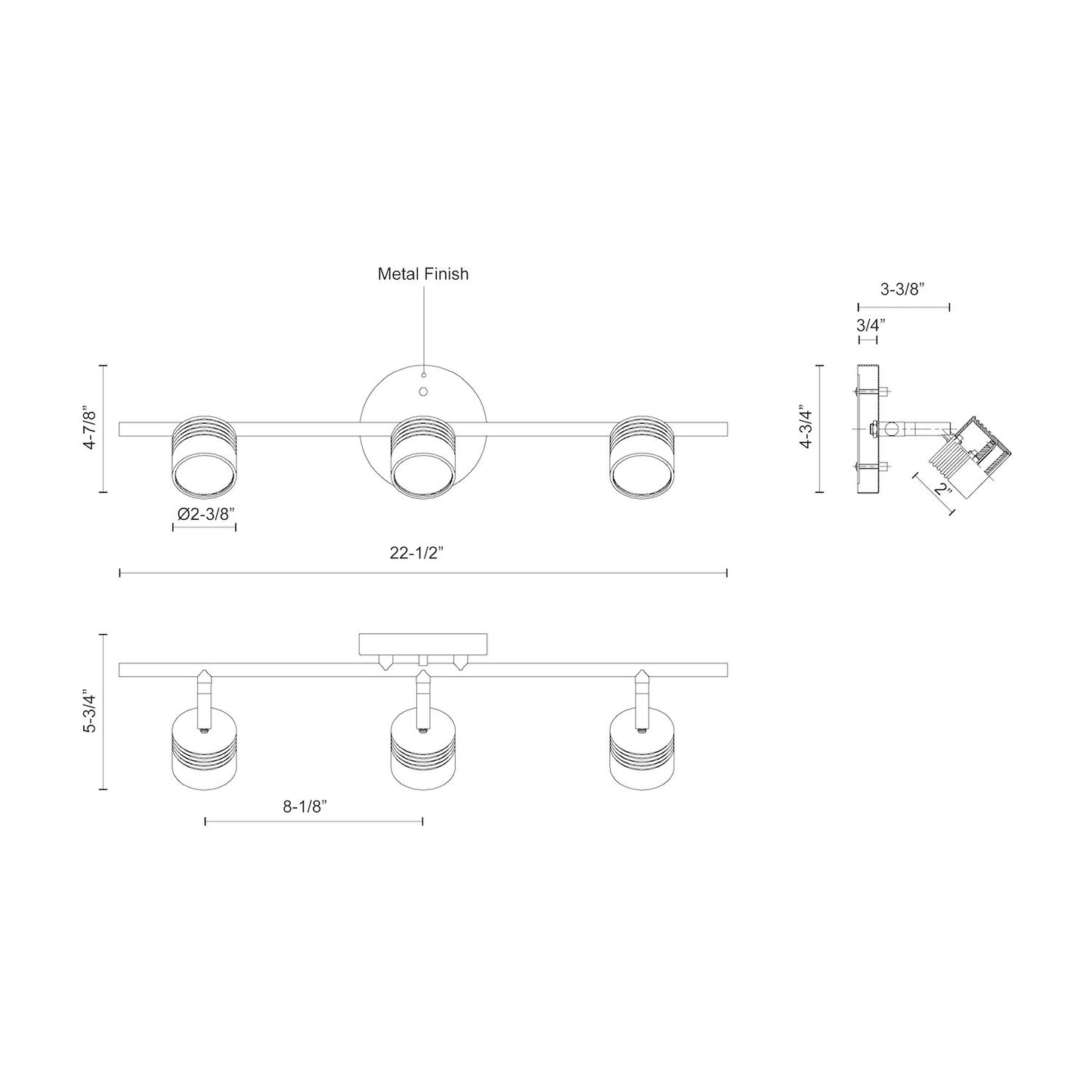 Lyra 22-in Track Light