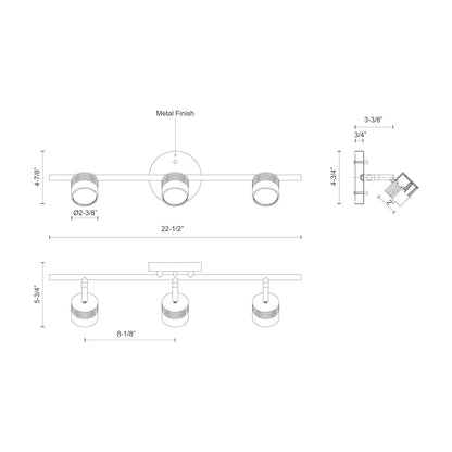 Lyra 22-in Track Light