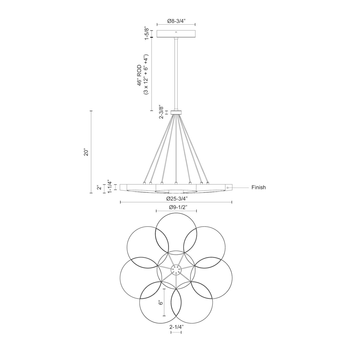 Maestro 26-in Chandelier