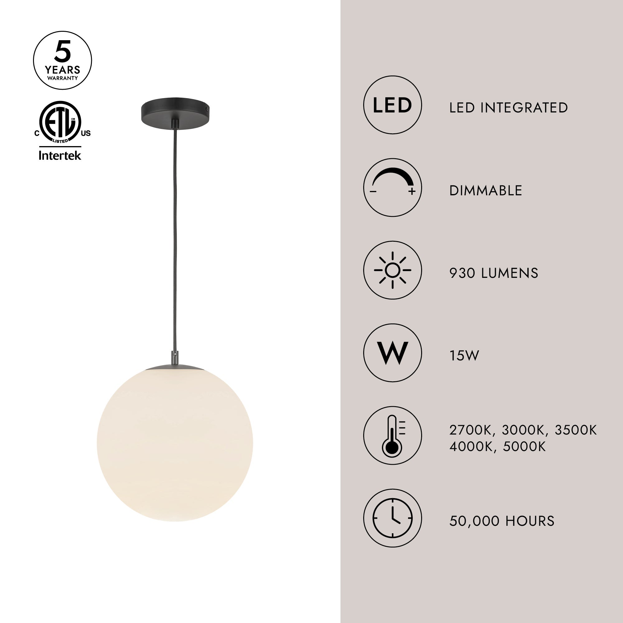Marco 12-in Pendant – Kuzco Lighting