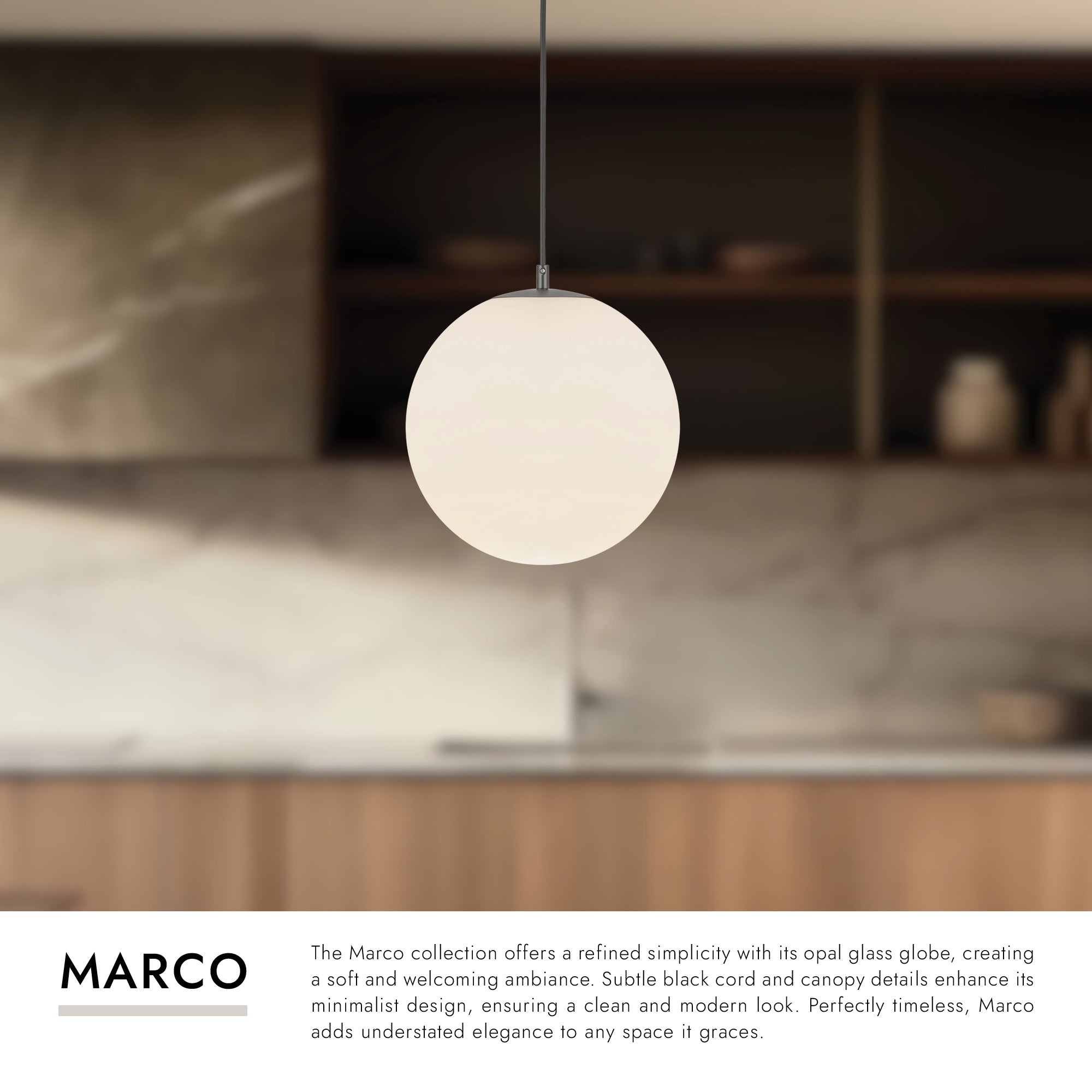 Marco 12-in (196-in Wire) Pendant – Kuzco Lighting