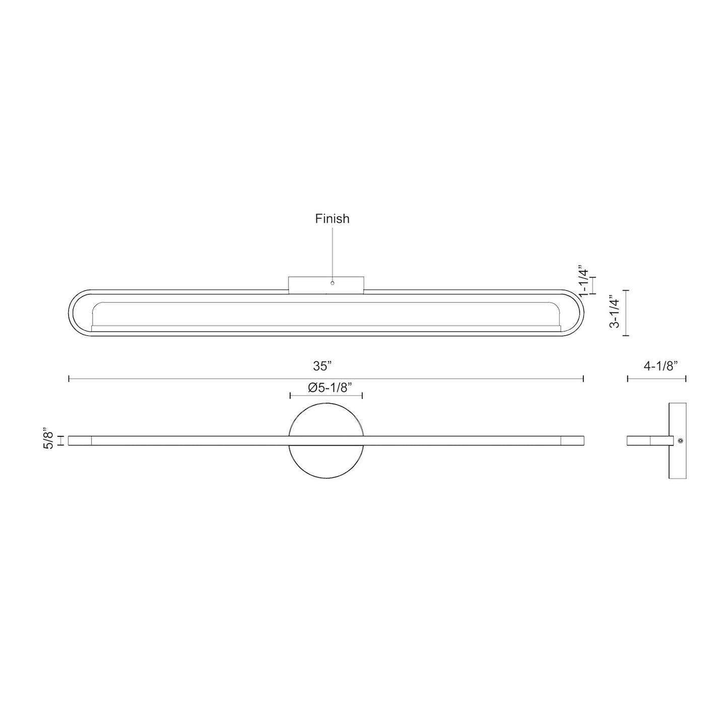 Marlon 36-in Vanity Light