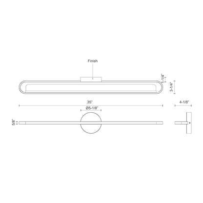 Marlon 36-in Vanity Light