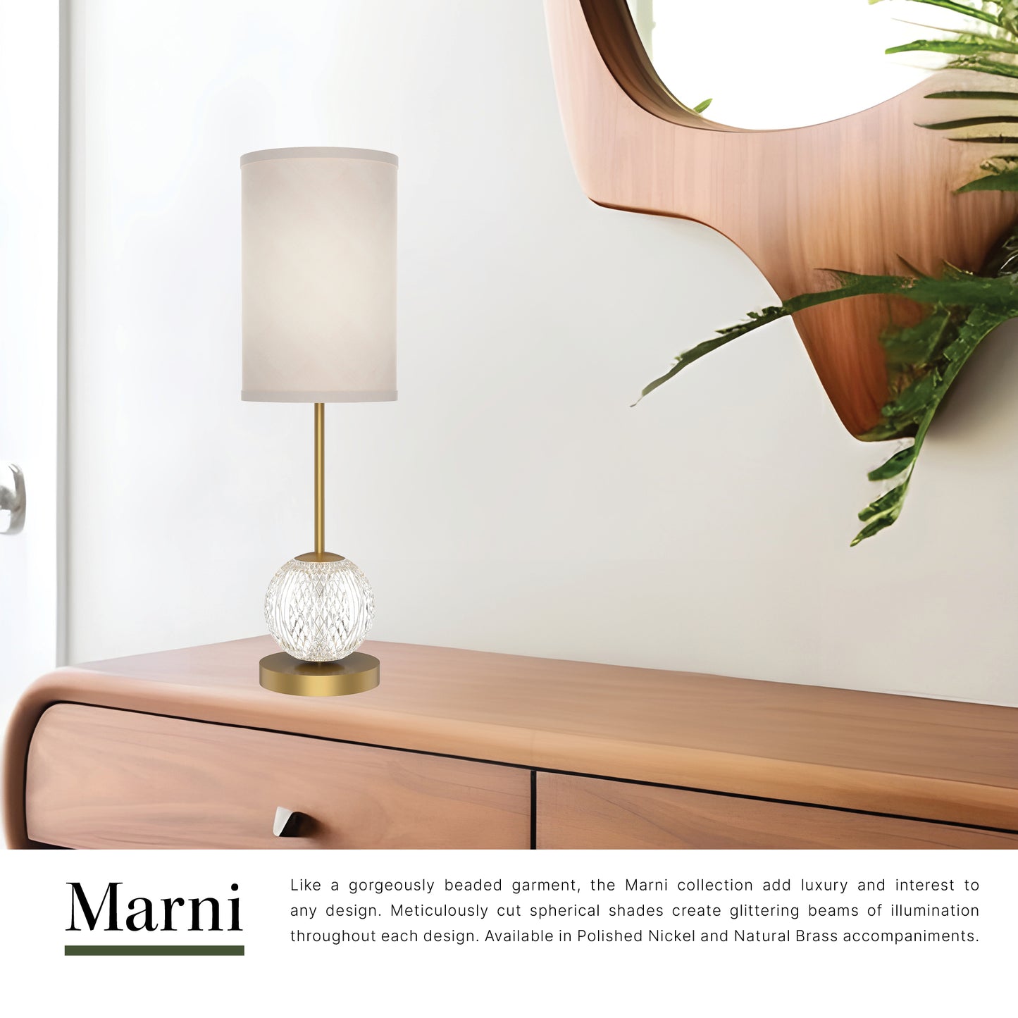 Marni 21-in Table Lamp